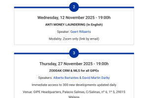 UPCOMING GIPE EVENTS UPCOMING GIPE EVENTS